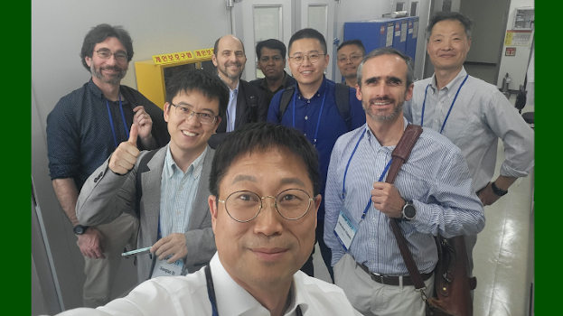 Milo and other attendees at the 2nd International Workshop on Multi-Functional Nanocarbon Fibers (MNF2023)